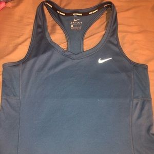 Nike blue workout tank